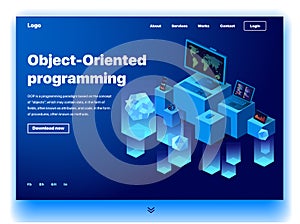 Website providing the service of object-oriented programming