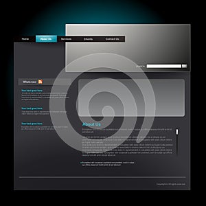 Website template
