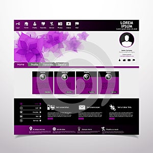 Website template for beauties