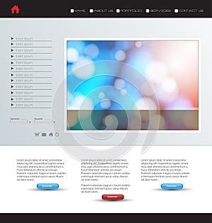 Website template, easy editable