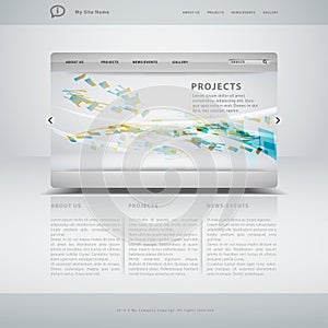 Website template editable