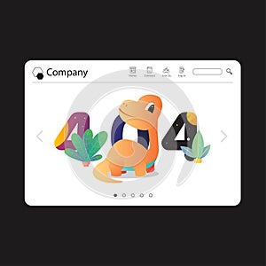 Website template vector design, Website background design