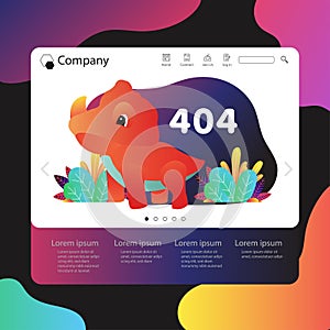 Website template vector design, Website background design