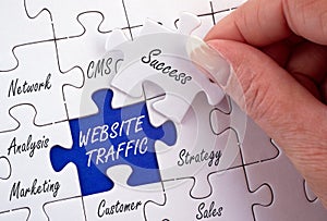 Website traffic puzzle