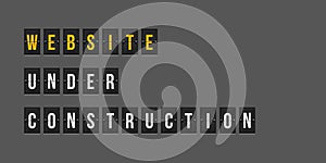 Website under construction background vector