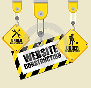 Website under construction background