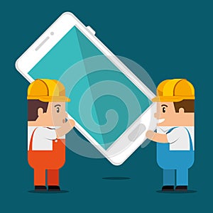 Website under construction background