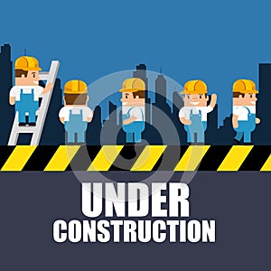 Website under construction background