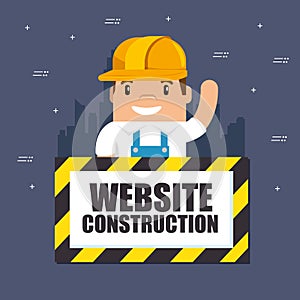 Website under construction background