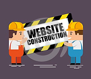 Website under construction background