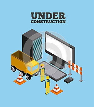 website under construction design