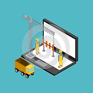 website under construction design