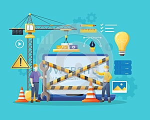 Website under construction page