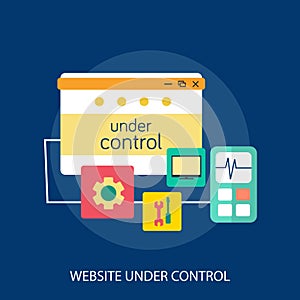 Website Under Control Conceptual Design
