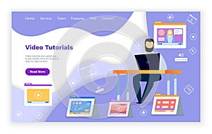 Website with Video Tutorials, Online Learning