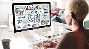 Website WWW Online Technology Global Concept