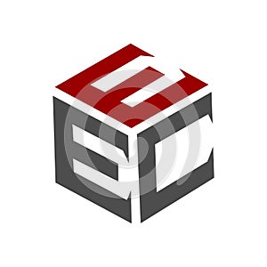 WEC creative initials letter logo concept