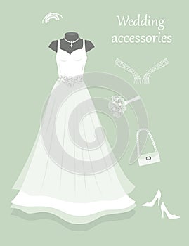 Wedding accessories.