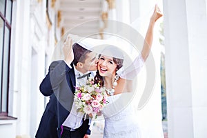 Wedding in autumn photo