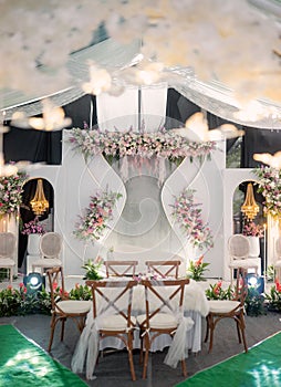 wedding backdrop display