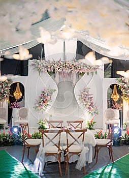 wedding backdrop display