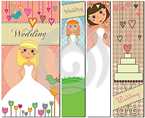 Wedding Banners in Different Colors photo