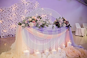 Wedding Banquet Hall Table Decoration Flowers