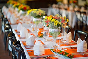 Wedding and Banquet table