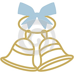 Wedding bells EPS vector file