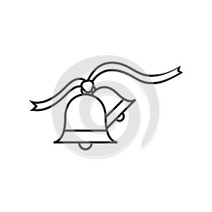 A wedding bells illustration.. Vector illustration decorative background design