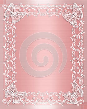 Boda fronteras rosa atlas a cordón 