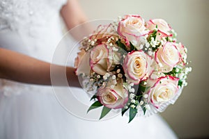 Wedding bouquet of the bride