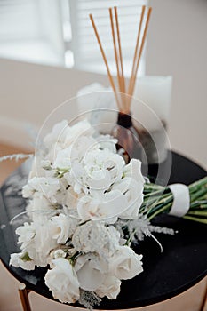 Wedding bouquet of the bride