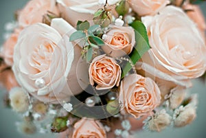 Wedding bouquet of the bride