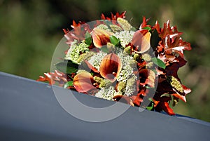 Wedding bouquet detail