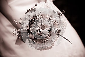 Wedding bouquet with dill