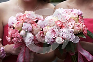 Wedding bouquet of flowers