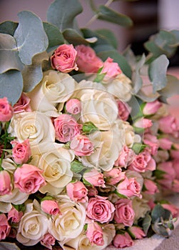 Wedding bouquet of flowers