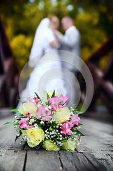 The wedding bouquet