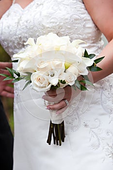 Wedding Bouquet in white