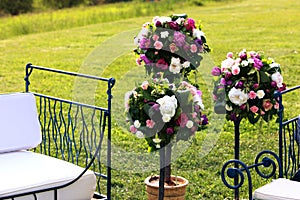 Wedding Bouquets of peonies roses flowers