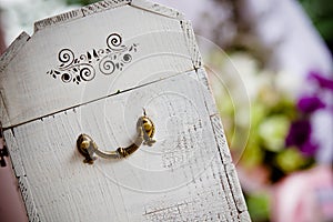 Wedding box or chest for bridal pair