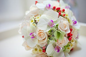 Wedding bridal bouquet