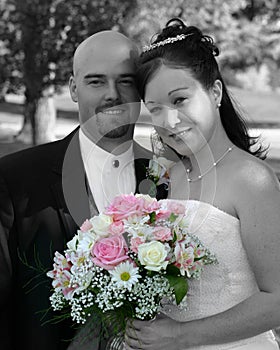 Wedding Bride and Groom