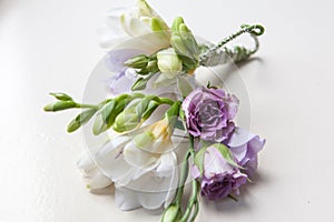 Wedding buttonhole boutonniere