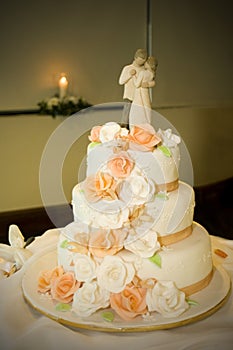 Wedding Cake and Candle