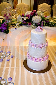 Wedding Cake on Head Table