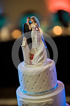 Wedding cake ornament