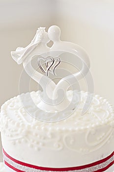 Wedding cake topper photo