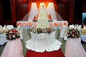 Wedding celebration party, convention hall